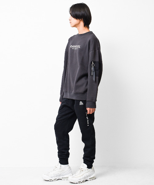 RAT EFFECT(ラットエフェクト)の「【裏起毛】ラインロゴスウェットパンツ(スウェットパンツ・キッズ・チャコールグレー/杢グレー/ブラック・150/120/130/140/160/170)」の12枚目の写真