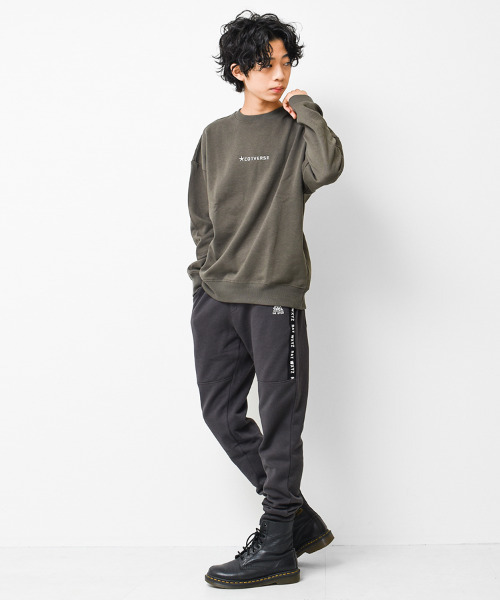 RAT EFFECT(ラットエフェクト)の「【裏起毛】ラインロゴスウェットパンツ(スウェットパンツ・キッズ・チャコールグレー/杢グレー/ブラック・150/120/130/140/160/170)」の7枚目の写真