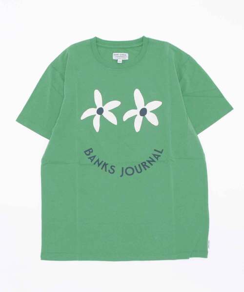 BANKS(バンクス)の「DESIGN TEE/BANKS(バンクス)半袖Tシャツ(Tシャツ/カットソー・メンズ・グリーン/ブルー/オフホワイト・MEDIUM/LARGE/SMALL/X-LARGE/X-SMALL)」の2枚目の写真