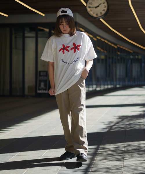 BANKS(バンクス)の「DESIGN TEE/BANKS(バンクス)半袖Tシャツ(Tシャツ/カットソー・メンズ・グリーン/ブルー/オフホワイト・MEDIUM/LARGE/SMALL/X-LARGE/X-SMALL)」の5枚目の写真