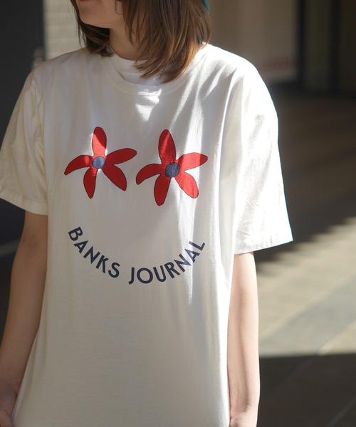 BANKS(バンクス)の「DESIGN TEE/BANKS(バンクス)半袖Tシャツ(Tシャツ/カットソー・メンズ・グリーン/ブルー/オフホワイト・MEDIUM/LARGE/SMALL/X-LARGE/X-SMALL)」の10枚目の写真