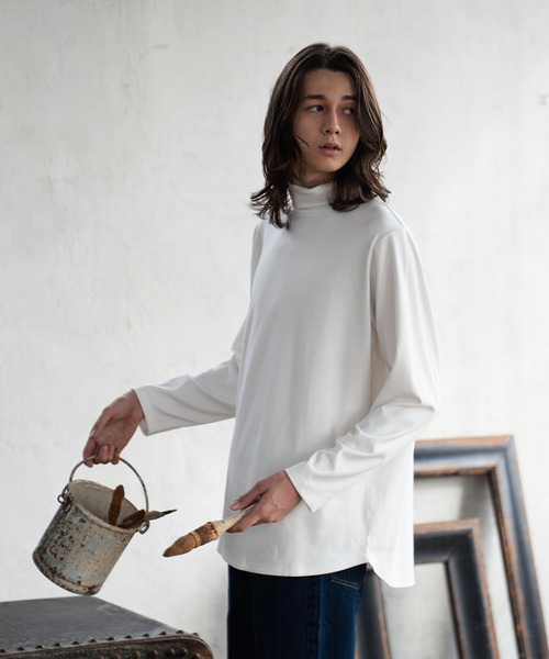 DOOPZ（ドープス）の「ヘビータートルネックロンT（Tシャツ/カットソー・メンズ・グリーン/ホワイト/ブラック・X-SMALL/SMALL/MEDIUM/LARGE）」の6枚目の写真