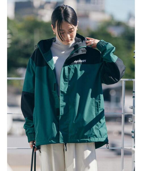 AMERICAN HOLIC（アメリカンホリック）の「GERRY 撥水防風裏ボアマウンテンパーカー（マウンテンパーカー・レディース・パープル/グリーン/ブラック・FREE）」の5枚目の写真