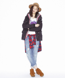 X-girl | 3WAY MOUNTAIN PARKA SOLID(マウンテンパーカー)