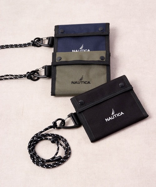 NAUTICA（ノーティカ）の「NAUTICA コーデュラナイロン３つ折り財布（財布・メンズ・ネイビー/ブラック/カーキ・FREE）」の4枚目の写真