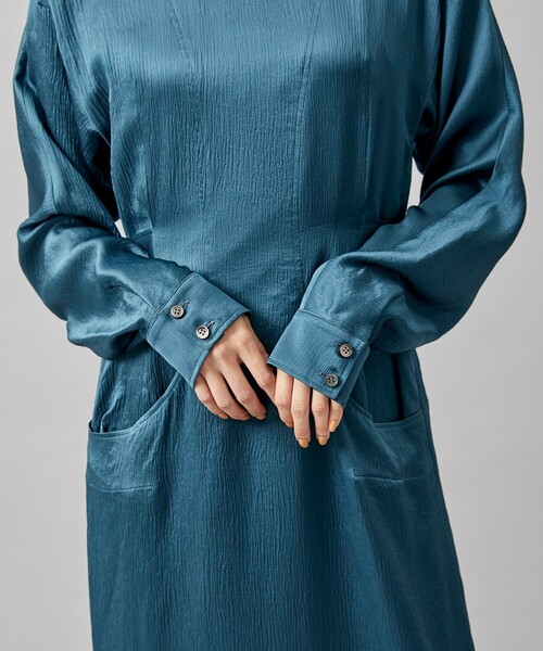 AKANE UTSUNOMIYA(アカネウツノミヤ)の「【AKANE UTSUNOMIYA/(アカネウツノミヤ)】WAL-FOP51-2012(ワンピ)(ドレス・レディース・サックスブルー・38/36)」の2枚目の写真