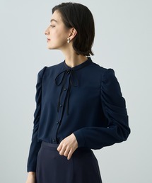 ANAYI（アナイ）の「ジョーゼット配色　ブラウス（シャツ/ブラウス）」