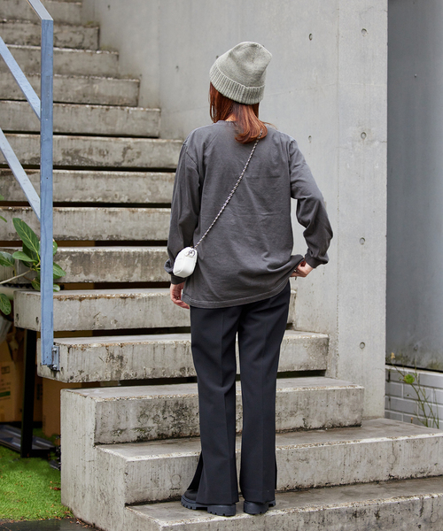 Odub（オーダブ）の「【】別注【Odub/オーダブ】ロゴプリントロングスリーブTシャツ（Tシャツ/カットソー・レディース・ライトブルー/ブラック/イエロー系その他/ホワイト・FREE）」の10枚目の写真