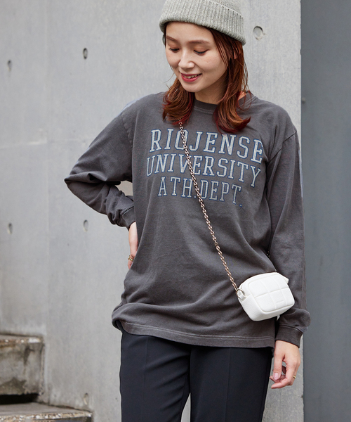 Odub（オーダブ）の「【】別注【Odub/オーダブ】ロゴプリントロングスリーブTシャツ（Tシャツ/カットソー・レディース・ライトブルー/ブラック/イエロー系その他/ホワイト・FREE）」の11枚目の写真