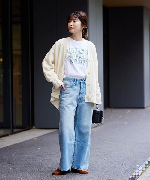 Odub（オーダブ）の「【】別注【Odub/オーダブ】ロゴプリントロングスリーブTシャツ（Tシャツ/カットソー・レディース・ライトブルー/ブラック/イエロー系その他/ホワイト・FREE）」の12枚目の写真