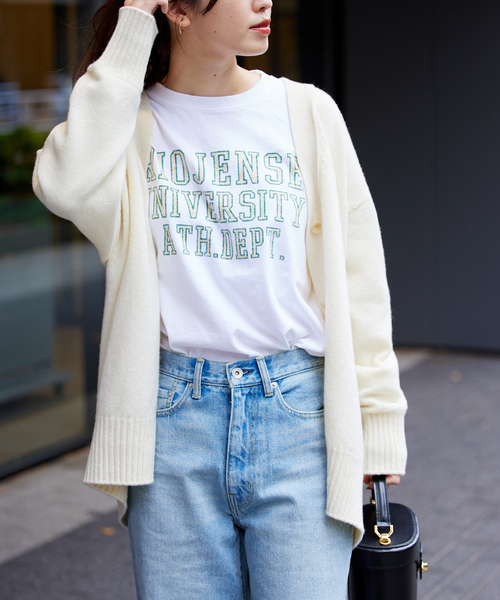 Odub（オーダブ）の「【】別注【Odub/オーダブ】ロゴプリントロングスリーブTシャツ（Tシャツ/カットソー・レディース・ライトブルー/ブラック/イエロー系その他/ホワイト・FREE）」の14枚目の写真