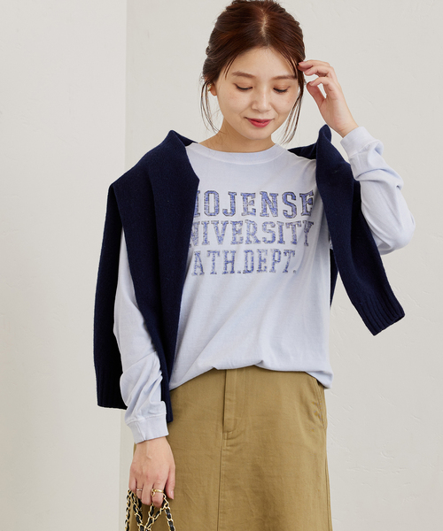 Odub（オーダブ）の「【】別注【Odub/オーダブ】ロゴプリントロングスリーブTシャツ（Tシャツ/カットソー・レディース・ライトブルー/ブラック/イエロー系その他/ホワイト・FREE）」の16枚目の写真