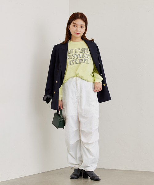 Odub（オーダブ）の「【】別注【Odub/オーダブ】ロゴプリントロングスリーブTシャツ（Tシャツ/カットソー・レディース・ライトブルー/ブラック/イエロー系その他/ホワイト・FREE）」の19枚目の写真