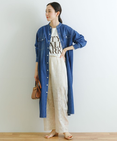 ☆美品◆アーバンリサーチ◆ インディゴデニムシャツワンピース URBAN RESEARCH（アーバンリサーチ）の「『WEB限定』インディゴ