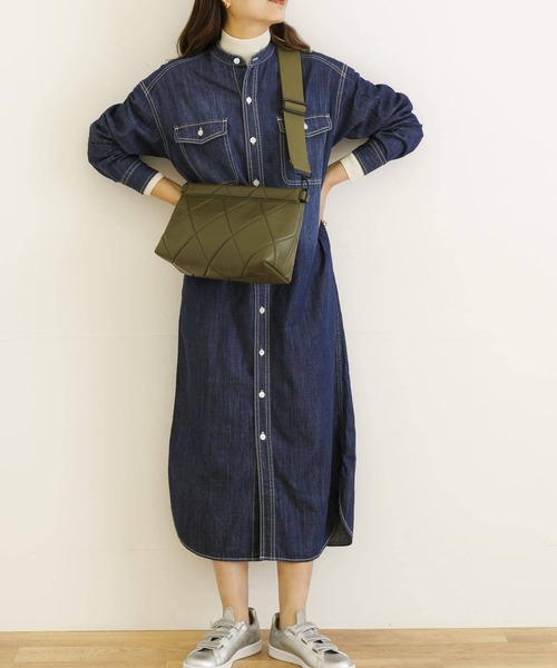 URBAN RESEARCH(アーバンリサーチ)の「インディゴデニムシャツワンピース(ワンピース・レディース・ライトインディゴブルー/ブルー系その他・36/38)」の13枚目の写真