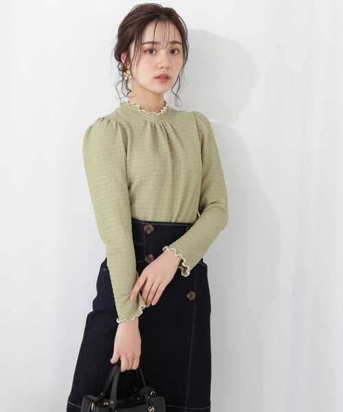 PROPORTION BODY DRESSING（プロポーションボディドレッシング）の「＜Ｅ＞ふくれジャガードトップス / 1213167200（Tシャツ/カットソー・レディース・ホワイト系その他/ベージュ/カーキ・MEDIUM/SMALL）」の11枚目の写真