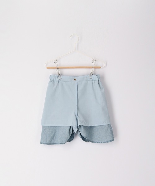 ROPE' PICNIC（ロペピクニック）の「【KIDS】デニム切り替えフレアスカート（デニムスカート・キッズ・ネイビー/サックスブルー・120/130/140/150）」の12枚目の写真