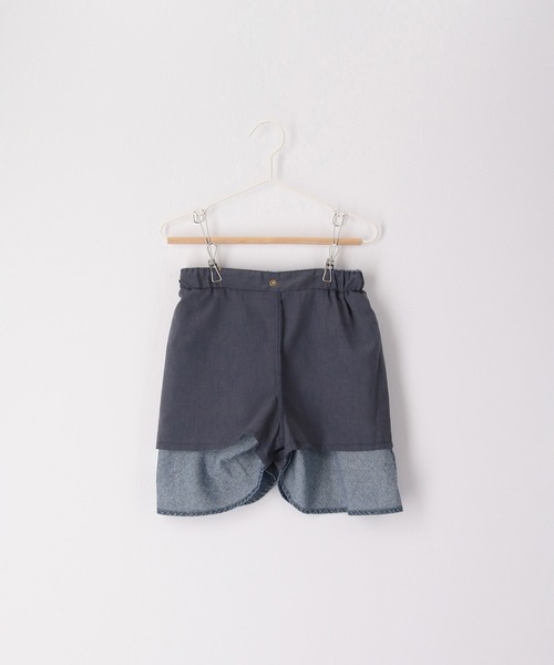 ROPE' PICNIC（ロペピクニック）の「【KIDS】デニム切り替えフレアスカート（デニムスカート・キッズ・ネイビー/サックスブルー・120/130/140/150）」の13枚目の写真