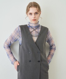 idem | 3way gilet jumper skirt / 3wayジレジャンパースカート【サイズ展開あり】(ジャンパースカート)