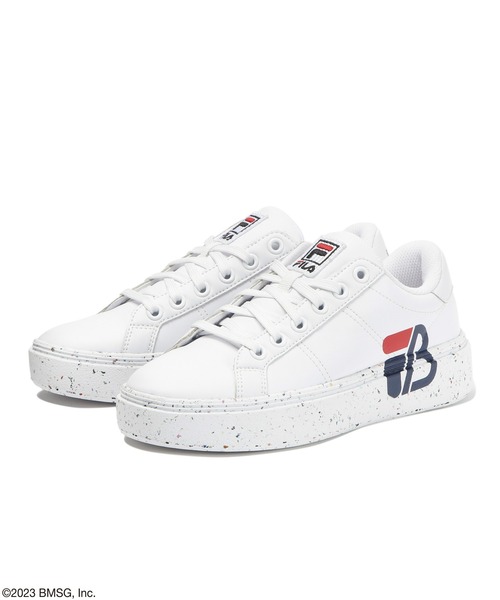 FILA（フィラ）の「【FILA×BE:FIRST コラボ】FILA/フィラ レディース メンズ FILA UNION  x BE:FIRST　フィラ ユニオン × BE:FIRST スニーカー 厚底  USS23022（スニーカー・レディース・ホワイト×レッド/ブラック×レッド/ホワイト系その他2/ホワイト系その他・23.0cm/24.0cm/25.0cm/26.0cm/27.0cm/28.0cm）」の2枚目の写真
