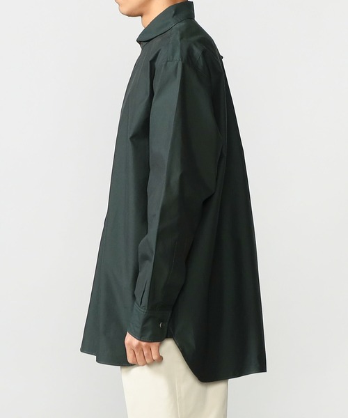 HAVERSACK(ハバーザック)の「HAVERSACK | 〈別注〉ラウンドカラーシャツ MEN(シャツ/ブラウス・メンズ・ダークグリーン/ホワイト/ベージュ・M/XL/L)」の7枚目の写真