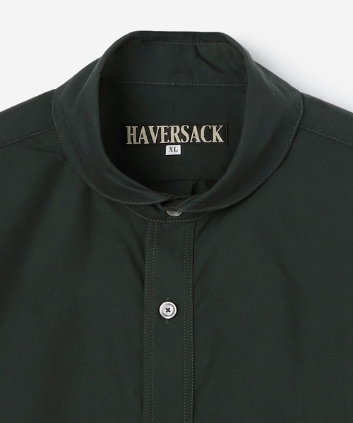 HAVERSACK(ハバーザック)の「HAVERSACK | 〈別注〉ラウンドカラーシャツ MEN(シャツ/ブラウス・メンズ・ダークグリーン/ホワイト/ベージュ・M/XL/L)」の11枚目の写真