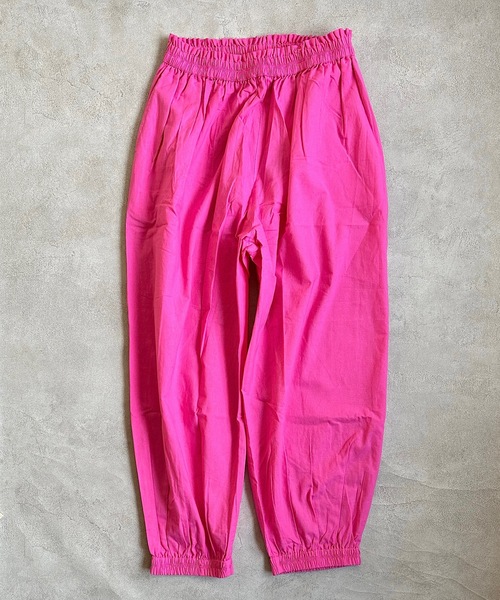 A BOND（アボンド）の「コットンイージーパンツ/おとな（その他パンツ・レディース・ライトブルー/レモンイエロー/ラベンダー/ピンク・160cm）」の4枚目の写真