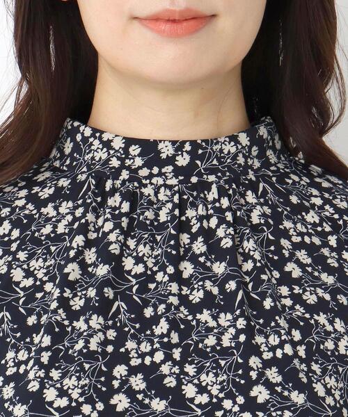 LAURA ASHLEY(ローラアシュレイ)の「【洗える】エルジン柄マットジャージワンピース(ワンピース・レディース・ネイビー系6・40/38)」の9枚目の写真