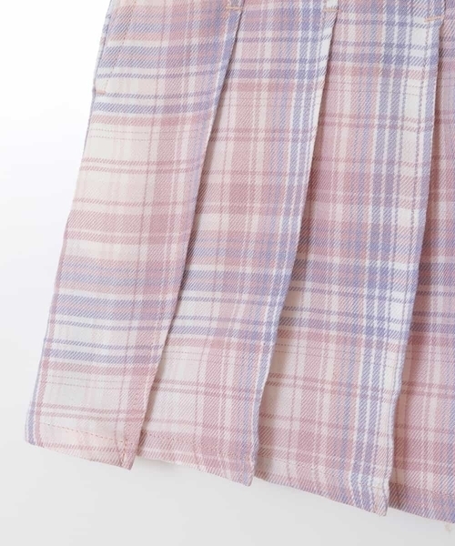 a.v.v（アーヴェヴェ）の「[100-130]インナーパンツ付きプリーツスカート（スカート・キッズ・ブラック/ピンク・120/130/100/110）」の3枚目の写真