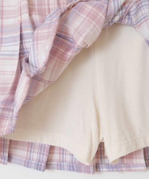 a.v.v（アーヴェヴェ）の「[100-130]インナーパンツ付きプリーツスカート（スカート・キッズ・ブラック/ピンク・120/130/100/110）」の15枚目の写真