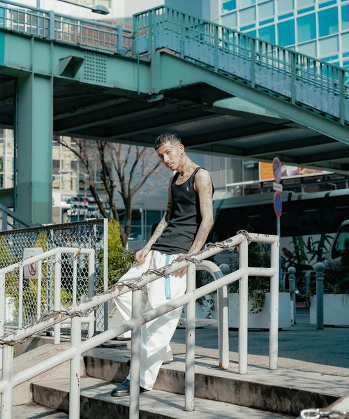 Subciety（サブサエティ）の「RIB TANK TOP（タンクトップ・メンズ・ホワイト/ブラック・MEDIUM/LARGE/X-LARGE/SMALL）」の13枚目の写真