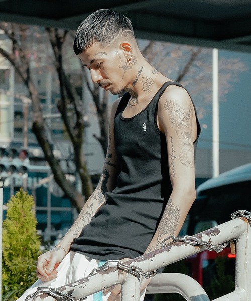 Subciety（サブサエティ）の「RIB TANK TOP（タンクトップ・メンズ・ホワイト/ブラック・MEDIUM/LARGE/X-LARGE/SMALL）」の15枚目の写真