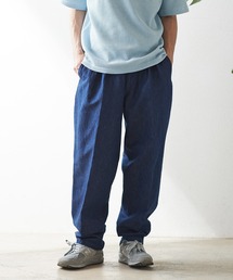 Nigel Cabourn（ナイジェルケーボン）の「Nigel Cabourn　CC22 2TACK PANT COTTON LINEN DENIM 80460050006（デニムパンツ）」