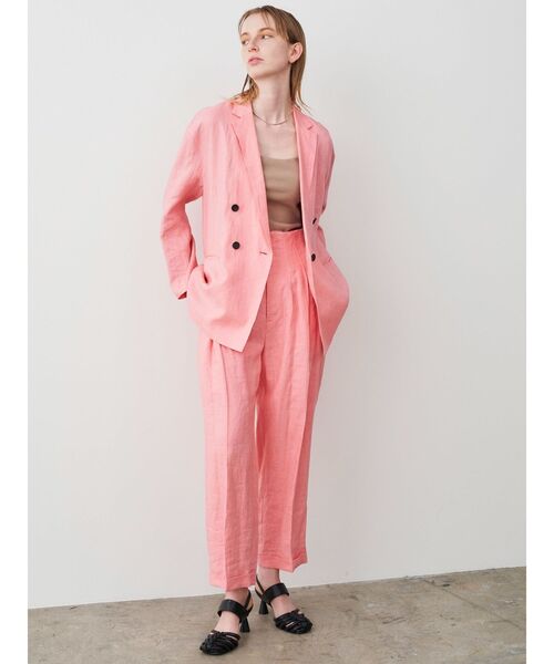 ELENDEEK（エレンディーク）の「スクエアーネックパッドカットソー（タンクトップ・レディース・オフホワイト/ブラック/グリーン/ベージュ・FREE）」の11枚目の写真