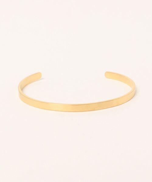 and it_（アンドイット）の「金属アレルギー対応 サージカルステンレス シンプルブレス（ブレスレット・レディース・ゴールド/シルバー/ブラック・FREE）」の3枚目の写真