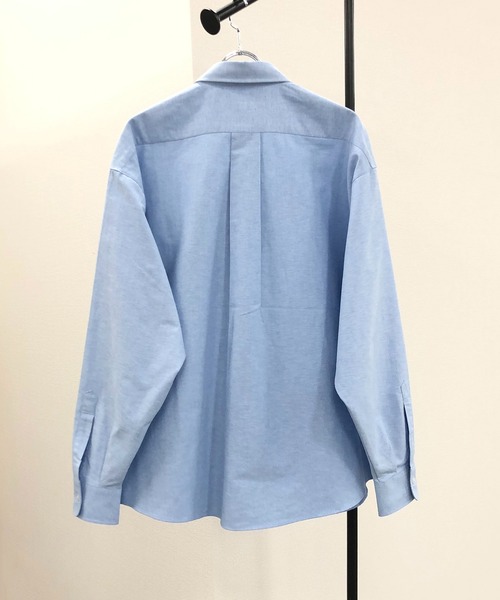 ADMIX/ATELIER SAB MEN(アドミックスアトリエサブメン)の「高密度コットンオックス / ルーズサイズ ボタンダウンシャツ(シャツ/ブラウス・メンズ・ブルーグレー/ブラック/ホワイト・50/48)」の5枚目の写真