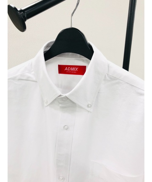 ADMIX/ATELIER SAB MEN(アドミックスアトリエサブメン)の「高密度コットンオックス / ルーズサイズ ボタンダウンシャツ(シャツ/ブラウス・メンズ・ブルーグレー/ブラック/ホワイト・50/48)」の10枚目の写真
