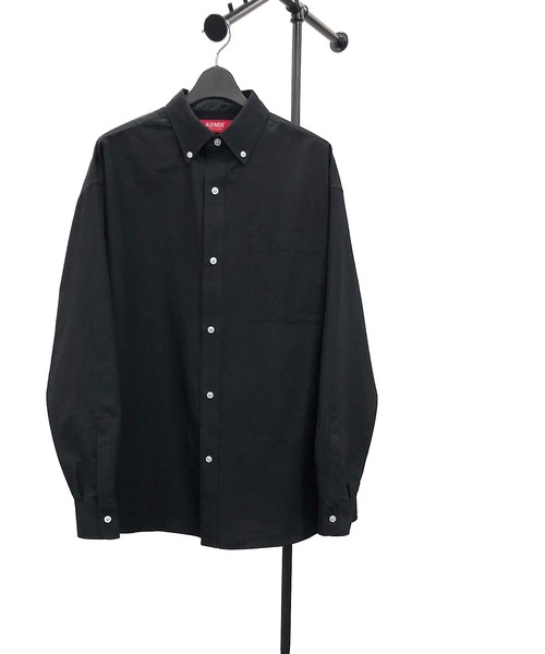 ADMIX/ATELIER SAB MEN(アドミックスアトリエサブメン)の「高密度コットンオックス / ルーズサイズ ボタンダウンシャツ(シャツ/ブラウス・メンズ・ブルーグレー/ブラック/ホワイト・50/48)」の16枚目の写真