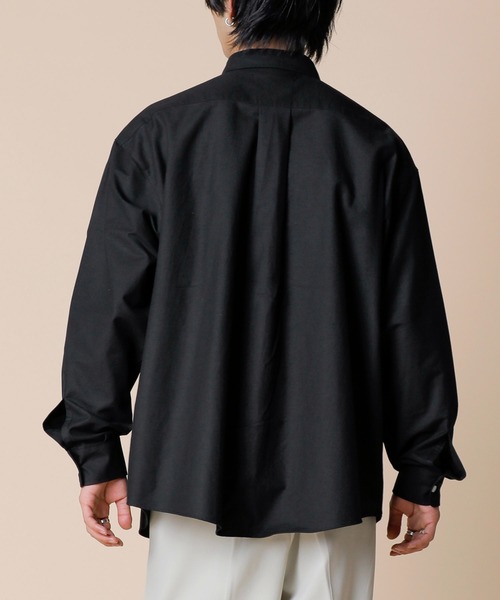 ADMIX/ATELIER SAB MEN(アドミックスアトリエサブメン)の「高密度コットンオックス / ルーズサイズ ボタンダウンシャツ(シャツ/ブラウス・メンズ・ブルーグレー/ブラック/ホワイト・50/48)」の19枚目の写真