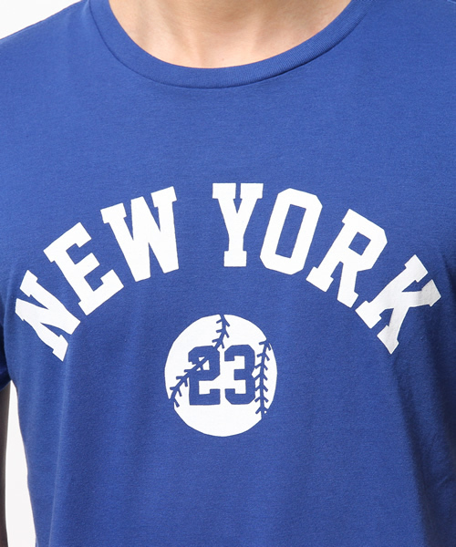 OUTLET(アウトレット)の「【CIAOPANIC TYPY】NEWYORKプリントTee(Tシャツ/カットソー・メンズ・ブルー/グレー・SMALL/MEDIUM)」の8枚目の写真