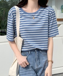 ボーダー半袖Tシャツ