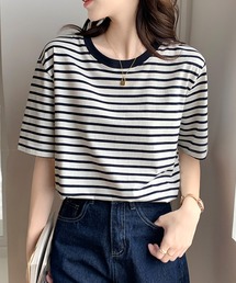 ボーダー半袖Tシャツ