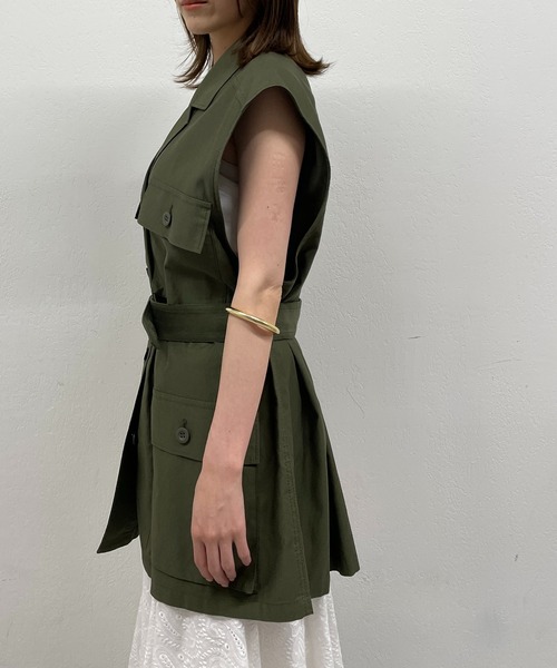 ラウンジドレス　サファリベスト ウエストベルト付 LOUNGEDRESS（ラウンジドレス）の「サファリベスト（その他アウター