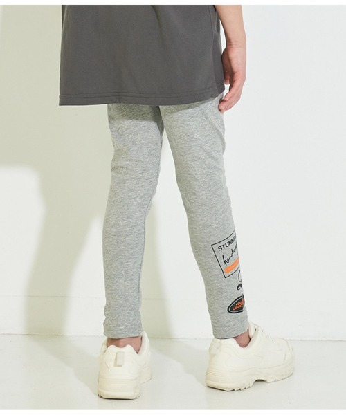 ANAP kids（アナップキッズ）の「ワッペン風プリントレギンス（レギンス/スパッツ・キッズ・ブラック/グレー・130cm/120cm/110cm/100cm）」の4枚目の写真