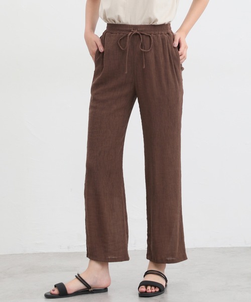 Honeys(ハニーズ)の「イージーストレートパンツ(その他パンツ・レディース・モカ/ブルー系その他/ネイビー/ベージュ/ブラック/ブラウン/カーキ・LL/L/S/M)」の2枚目の写真