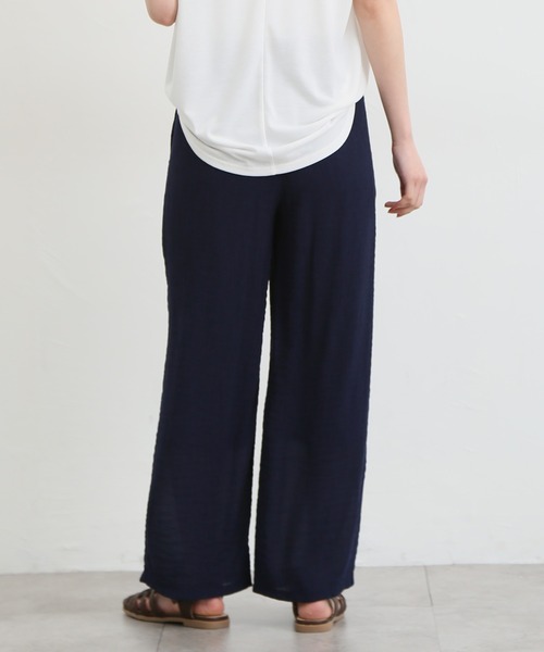 Honeys(ハニーズ)の「イージーストレートパンツ(その他パンツ・レディース・モカ/ブルー系その他/ネイビー/ベージュ/ブラック/ブラウン/カーキ・LL/L/S/M)」の12枚目の写真