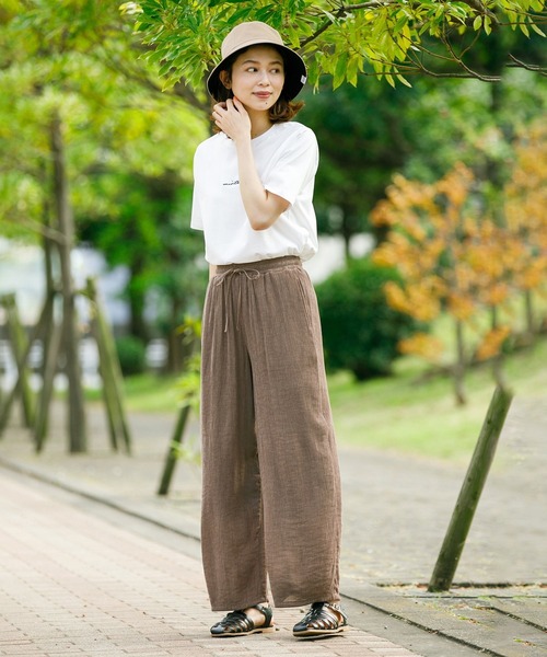 Honeys(ハニーズ)の「イージーストレートパンツ(その他パンツ・レディース・モカ/ブルー系その他/ネイビー/ベージュ/ブラック/ブラウン/カーキ・LL/L/S/M)」の17枚目の写真