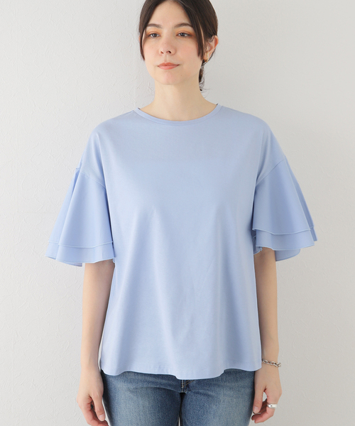 異素材ラッフルスリーブカットソー 楽天市場】【 クラシカルエルフ classical elf 】 tシャツ