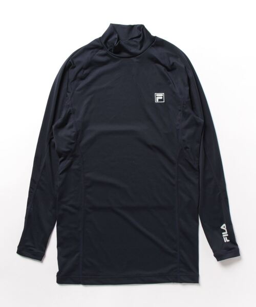 FILA GOLF(フィラゴルフ )の「【FILA GOLF:フィラゴルフ】コンプレッションシャツ ゴルフ(シャツ/ブラウス・メンズ・ネイビー/ホワイト/ブラック・X-SMALL/LARGE/XX-LARGE/XXX-LARGE/MEDIUM/X-LARGE/SMALL)」の3枚目の写真