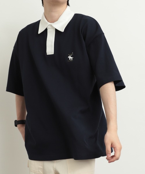 SENSE OF PLACE by URBAN RESEARCH（センスオブプレイスバイアーバンリサーチ）の「『ユニセックス』『別注』GREENWICH POLO CLUB×SOP　ラガー（ポロシャツ・メンズ・バーガンディー/グリーン/ネイビー・MEDIUM/LARGE）」の20枚目の写真